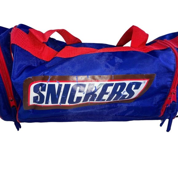 Snickers Other - Snickers Athletic Soccer Football Duffel Sport Bag Vtg 1990 Candy Advertisement